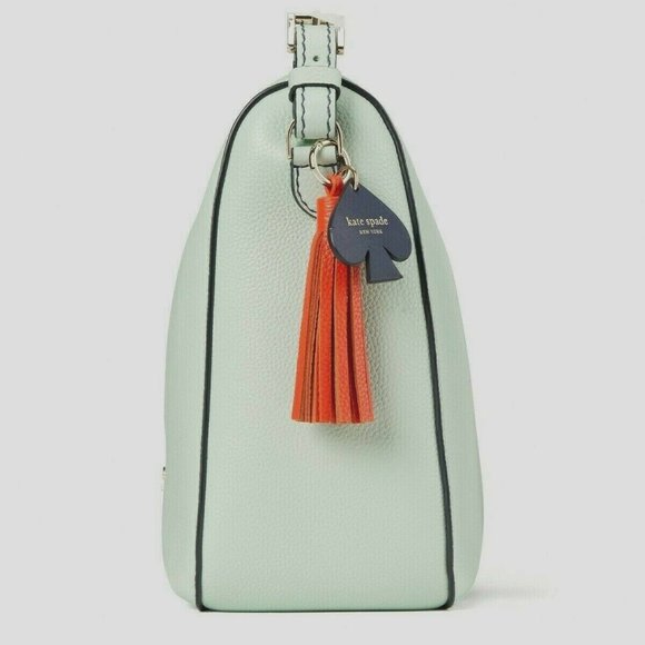 New Kate Spade Anyday Medium Shoulder Bag Pebble Leather Crystal Blue multi - Picture 6 of 8